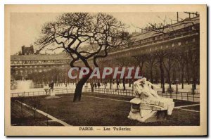 Postcard Old Paris Tuileries