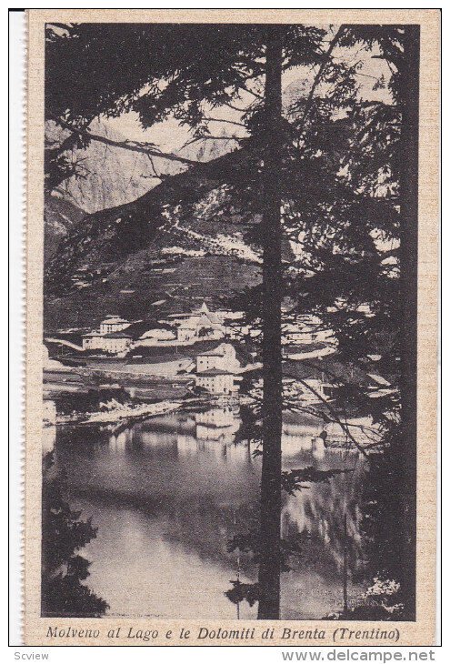 Molveno Al Lago E Le Dolomiti Di BRENTA (Trentino), Italy, 1910-1920s