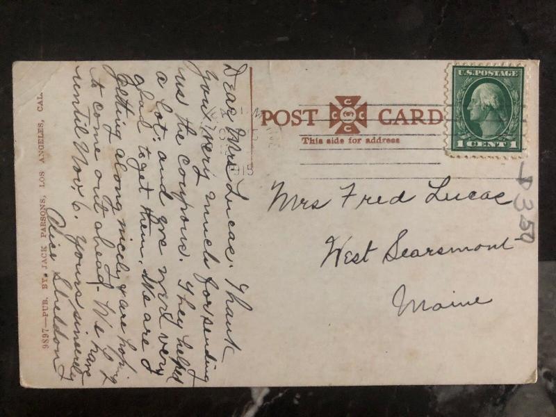 1915 Belfast ME USA Picture Postcard Cover C Juarez Mexico Jail