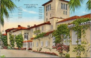 postcard Palm Beach Florida - Everglades Club