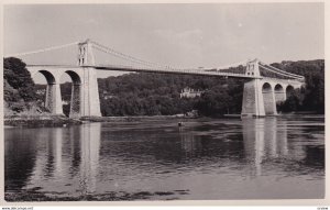 RP; WALES, 1930's; Menai Straits Suspension Bridge