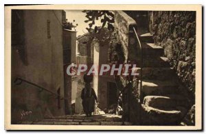 Postcard Old La Douce France French Riviera Eze AM An Old Village Street