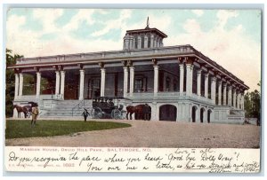 1906 Mansion House Druid Hill Park Exterior Baltimore Maryland Carriage Postcard