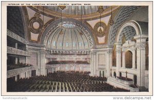 Massachusetts Boston Christian Science Church Interior