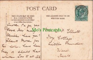 Genealogy Postcard - Elliott - Little Munden, Ware, Hertfordshire  RF7009