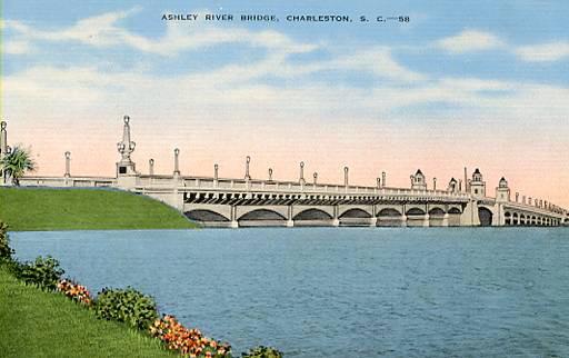 SC - Charleston. Ashley River Bridge