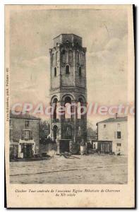 Postcard Old Tower Central Tower of the old Abbey Church Charroux XI Century