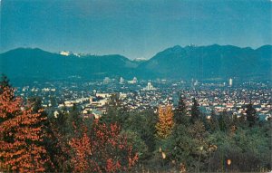 Canada Vancouver B.C. Lily panorama from Queen Elizabeth park North Shore Mount