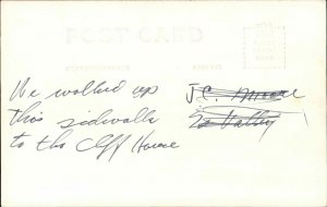 San Francisco California CA Cliff House Sutro Heights Real Photo Postcard 