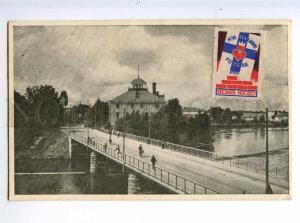 214007 FINLAND Joensuu Vintage RPPC w/ special stamp Huolto