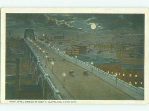 W-Border BRIDGE SCENE Cleveland Ohio OH HJ1273