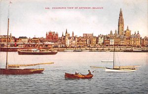 Panoramic View Antwerp Belgium Unused 