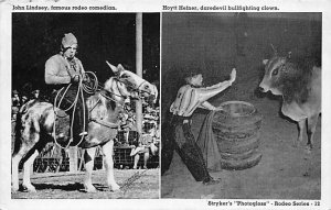 John Lindsey, Famous Rodeo Comedian Cowboy 1943 