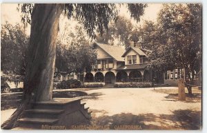 Antique RPPC MIRAMAR Santa Barbara, California Hotel 1910s Photo Postcard