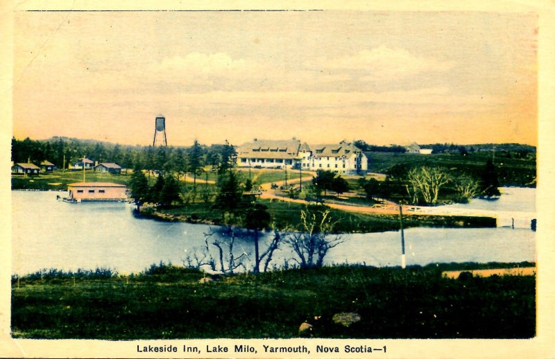 Canada - Nova Scotia, Yarmouth. Lakeside Inn, Lake Milo