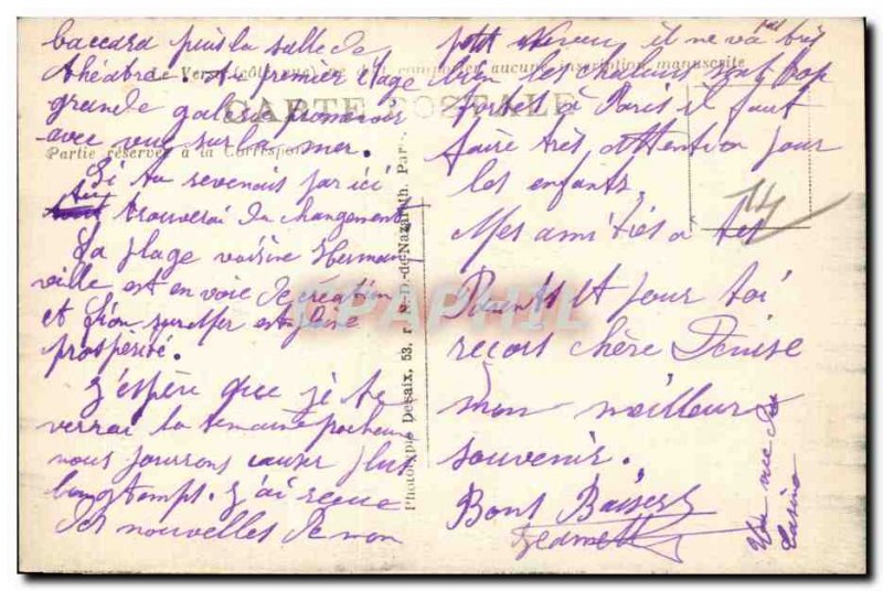 Riva Bella - Back Bath - Old Postcard