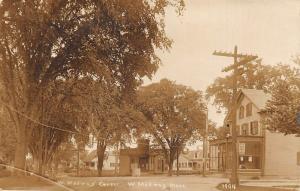 West Medway MA Storefront Wall Paper Store Real Photo Postcard