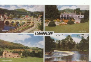 Wales Postcard - Views of Llangollen - Denbighshire - Ref 14971A