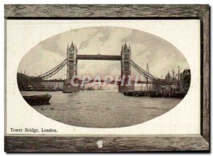 Old Postcard Tower Bridge London