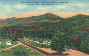 USA Franconia Peaks Tower English Village East Indian Head White Mountains 07.29