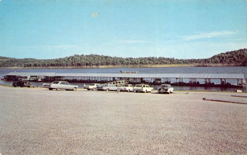 Branson Missouri 1960s Postcard Long Creek Boat Dock 