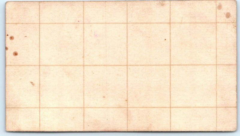 c1880s Carl Rosengren Name Calling Trade Card Simple Tiling Visiting Type C1