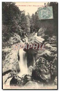 Postcard Old 4th Seire Pyrenees (Vallee Aure) Tramesaygues the Cascade Creek ...