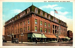 Northern Hotel (before fire) Billings Montana Postcard