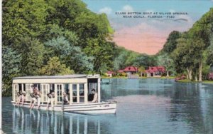 Florida Silver Springs Glass Bottom Boat 1940