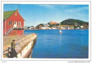 Gaspe Harbor As Seen From Davis's Wharf, Gaspe, Quebec, Canada, 40-60s