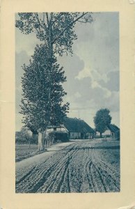 Postcard Belgium rural landscape