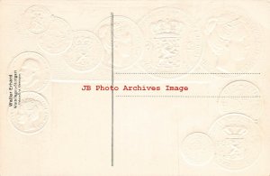 Numismatic Coin Postcard, Netherlands & Dutch Indies Variation No 2