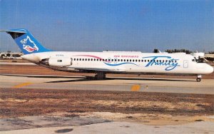 AIR BAHAMAS DC-9  Airplane Postcard 