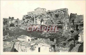 Old Post Card Les Baux Castle Ruins feudal destroyed under Louis XIII in 1632