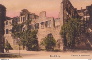 HEIDELBERG, Baden-Wurttemberg, Germany, 1900-1910s; Schloss, Ruprechtsbau