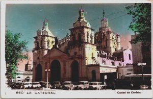 Argentina Córdoba, La Catedral Ciudad de Cordoba Vintage RPPC C138