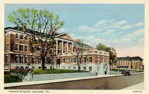 PA - Lancaster. General Hospital circa 1930