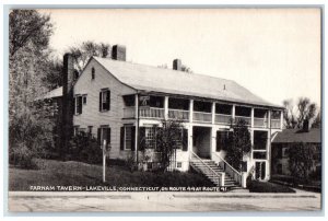 c1940's Front View Farnam Tavern Lakeville Connecticut CT Vintage Postcard