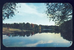 Fort Drum, New York/NY Postcard, Remington Pond, Camp Drum. US Army,  1955!