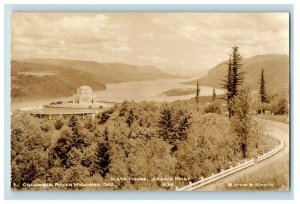 c. 1920 RPPC Vista House Crown Point Columbia River Highway Postcard F91