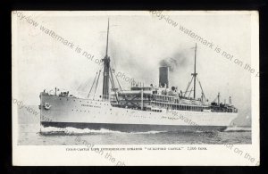 UC150 - Union Castle Liner - Guildford Castle - postcard