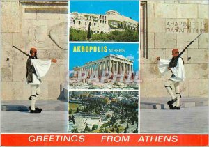 Modern Postcard Greetings from Athens Militaria