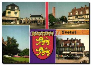 Modern Postcard Yvetot Seine Maritime various Views