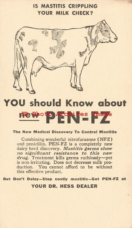 Advertising Postal Card, Pen-FZ available at Dr Hess Dealer