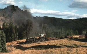 Vintage Postcard Cumbres Toltec Scenic Railroad Denver & Rio Grande Western 484
