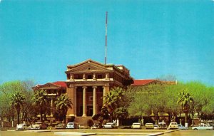 CORPUS CHRISTI, TX Texas NUECES COUNTY COURT HOUSE Courthouse 50's Cars Postcard