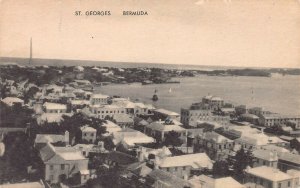 View of St. Georges, Bermuda, Early Postcard, Unused