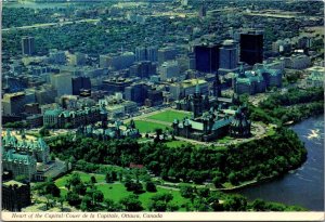 Canada Ottawa Panoramic View Of The Heart Of The Capitol 1988