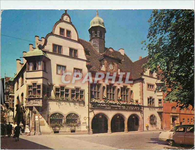 Modern Postcard im Breisgau Rathaus Freiburg