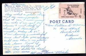 Pennsylvania PITTSBURGH Smithfield St. Bridge used  - Chrome